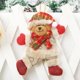 thumbnail image 1 of Accesorios navideños para el hogar decoración del árbol de Navidad anciano, muñeco de nieve, ciervo, oso 4 Uds adornos colgantes para árbol de Navidad, 1 of 4