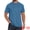 Blue, variant on DARING DIVA Men's Crew Neck Short Sleeve Solid Color Retro Style T-Shirt M Khaki
