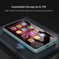 thumbnail image 3 of innioasis 80GB Kids MP3 Player with Bluetooth and WiFi, Preinstalled Spotify, Spotify Kids, Audible, 4.0" Music Player with Parental Controls, Up to 1TB (White+ Sky-Blue), 3 of 9