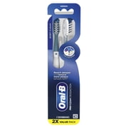 Oral-B Toothbrush Pro Clean Cross Action, Deep Plaque Removal, Medium, 2 Count