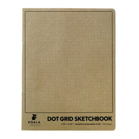 Koala Tools 1594896 7.75 x 9.75 in. Dot Grid Quadrille Sketchbook, 60 Sheets - Pack of 24