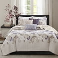 thumbnail image 2 of Luna 6 Piece Quilted Coverlet Set Taupe King/Cal King, 2 of 5
