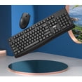thumbnail image 1 of Wireless Keyboard and Mouse Combination, 2.4G Full-size Ergonomic Computer Keyboard, Suitable for Windows, Mac OS Desktop/laptop/PC, 1 of 9