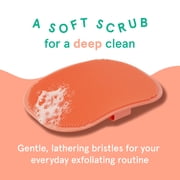 Cleanlogic Silicone Body Scrubber, Gentle Exfoliating Body Tool