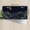 thumbnail image 2 of License Plate, Starry Mountain Night Decorative Front,Personalized Stainless Steel License Plate Cover For Men Women,12.2" X 6.2", 2 of 6