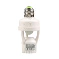 thumbnail image 1 of E27 Sensor Lamp Socket 100-240V, 10-300s Time Delay, 6m Sensing Distance, IR Motion Detection Bulb Holder Adapter, 1 of 4