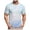 Light Blue, variant on KPOPLK Mens Shirt Quick Dry Summer Mens Tee Top Solid Short Sleeve Performance T-Shirt S-3XL Orange XL