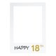 thumbnail image 1 of Happy 18th DIY Paper Picture Frame Cutouts Photo Booth Props for Birthday Party, 1 of 3