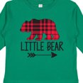 thumbnail image 4 of Inktastic Plaid Little Bear with Arrow Boys or Girls Long Sleeve Toddler T-Shirt, 4 of 5