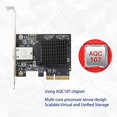 thumbnail image 3 of SYBA SD-PEX24055 10 Go 10GBase-T NBASE-T Ethernet PCI-e x4 Carte Réseau - Aqtion AQC107 Chipset, 3 of 3