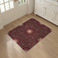 thumbnail image 3 of ODIKA Pink Retro Boho Interlocking Faded Palette Ornamental for Home Office, Hallway, Laundry Room, Non-Slip Chair-Friendly, 3 of 7