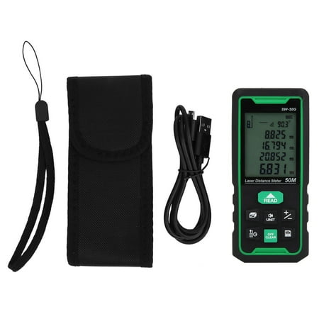 

sw-50G 50m Handheld Digital Laser Distance Meter Range Finder Diastimeter Distance Measuring Tool