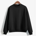 thumbnail image 2 of Elvqul Girls Black Sweatshirts Loose Hoodie Pullovers Fall Winter Long Sleeve 10-12 Solid Color Sweatshirt for Girls Oversize, 2 of 8