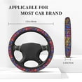 thumbnail image 3 of Fuzoiu Vintage Audio Cassettes Print Elastic Stretch Steering Wheel Cover, Universal 15 Inch Automotive Steering Wheel Cover, Anti-Slip Sweat Absorption Universal Car Accessories for Women Men, 3 of 6