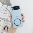 thumbnail image 1 of for Samsung Galaxy Z Flip 4 5G Matte Case, Compatible with MagSafe Shockproof Ultra Thin Hard PC Shookproof Folding Anti-Drop Wear-Resistant for Samsung Galaxy Z Flip 4 6.7 inch,Skyblue, 1 of 7