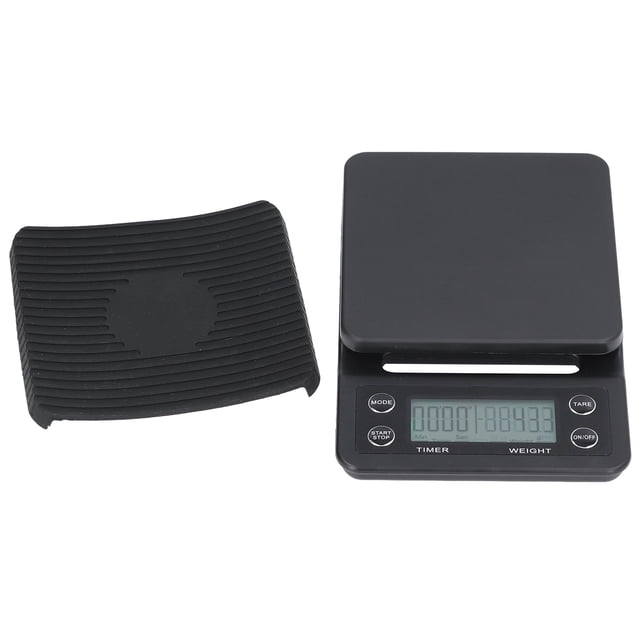 Báscula de café digital de alta precisión Pantalla LED HD Material ABS Accesorio de cocina de pesaje más conveniente