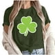 thumbnail image 1 of Camiseta de Manga Corta de Cuello Redondo Impresa de Primavera Superior de las Mujeres, Mezcla Ligera de Poliéster para Uso Diario Y de Fiesta Casual, 1 of 9