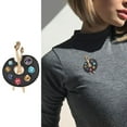 thumbnail image 2 of Versatile Enameled Drip Rhinestones Brooch Lightweight Design Suitable for Various Outfits Parties and Special Occasions, 2 of 9