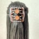 thumbnail image 4 of Extensiones de cabello humano con clip, color marrón medio, rubio caramelo mezclado, extensiones de cabello con clip #4/27, reflejos rubios, extensiones de cabello real con clip en cabello humano para, 4 of 5