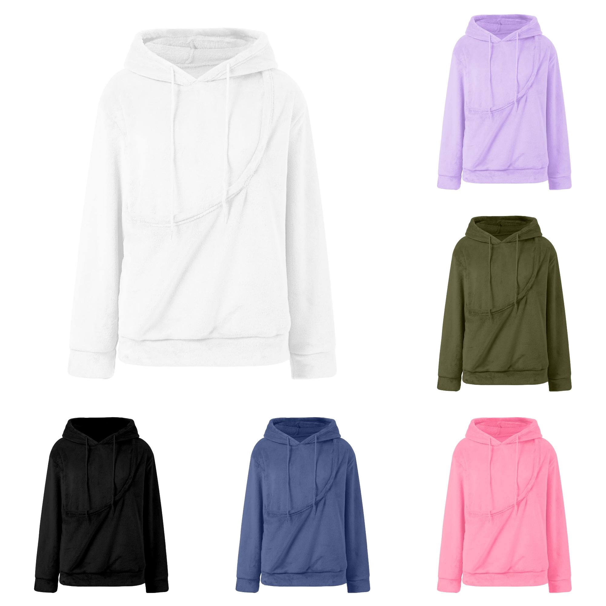 VBEWZET Pet Pocket Hoodie Cat Ear Hooded Sweatshirt for Girls Long Sleeve Pullover Novelty Animal Ear Design Casual Everyday Top White 5-6 Years