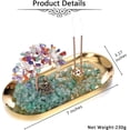 thumbnail image 2 of Vorkoi Crystal Incense Holder for Sticks, Healing Crystal Stone Money Tree Buddha Statue Set Incense Burner, Incense Trays for Wealth, Good Luck,Yoga Meditation Home Decor, 2 of 6