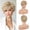 Light Blonde, variant on UTOURS Grey Pixie Wigs for Women - Gray Short Natural Layered Haircut Synthetic Heat Resistant Hair Wig for Daily Costume