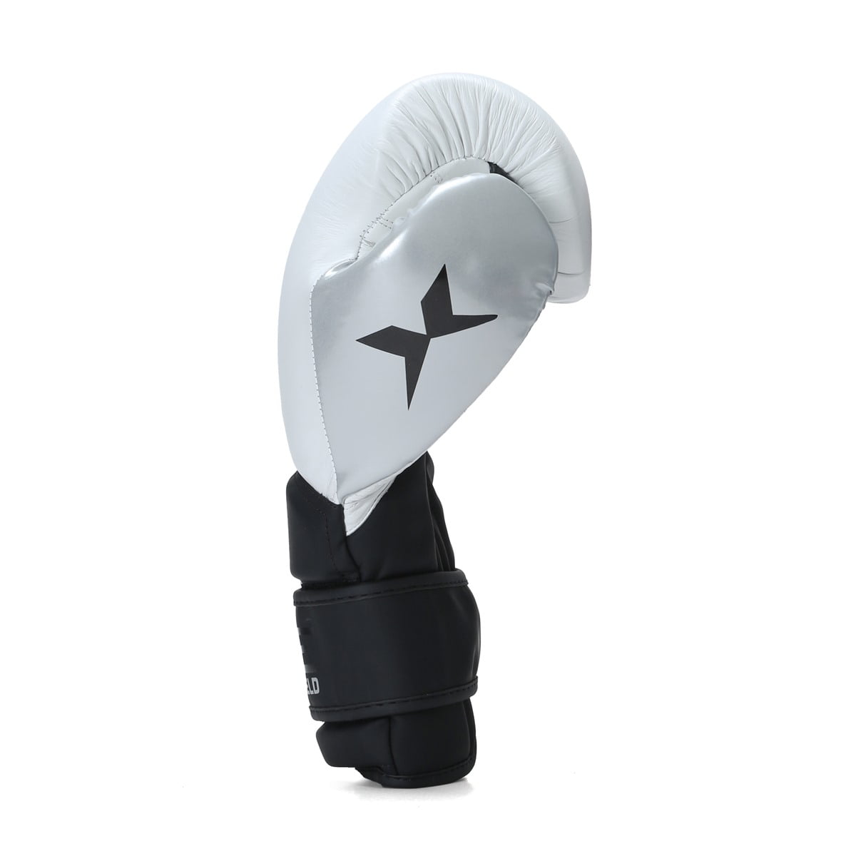 Xpeed Elite Sparring Boxing Glove White / Black LEATHER 10oz