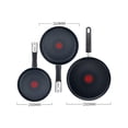 thumbnail image 3 of Juego de Sartenes T-fal C38291/82 20/24/25 Crepera Hard Titanium Plus, 3 of 6