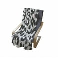 thumbnail image 3 of Safari Soft Flannel Fleece Throw Blanket, Leopard Cheetah Animal Print Kiss Shape Lipstick Mark Dotted Trend Art, Cozy Plush for Indoor and Outdoor Use, 70" x 90", Charcoal Grey Pink, by Ambesonne, 3 of 5