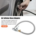 thumbnail image 2 of Manguera de extensión de inflador de neumáticos de 40 cm con conector portátil, tubo de bomba de liberación de aire de bloqueo de mandril, tubo de conexión de válvula de neumático para coche, camión, bicicleta Unique Bargains mandriles para neumáticos de automóviles, 2 of 7