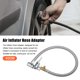 thumbnail image 2 of Manguera de extensión de inflador de neumáticos de 40 cm con conector portátil, tubo de bomba de liberación de aire de bloqueo de mandril, tubo de conexión de válvula de neumático para coche, camión, bicicleta Unique Bargains mandriles para neumáticos de automóviles, 2 of 7