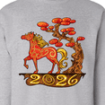 thumbnail image 3 of Inktastic 2026 Year of the Horse Happy New Year's Adult Sweatshirt, 3 of 4