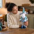 thumbnail image 6 of Sahpxhe Christmas Reindeer Plush Decor, 21 inch Adorable Blue Winter Standing Stuffed Toy for Home Table Fireplace Indoor Decorations, 6 of 6