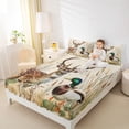 thumbnail image 4 of Feelyou Deer Duck Kids Twin Sheet Sets, Rustic Western Cabin Bedding, 3pcs, 4 of 7
