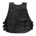 thumbnail image 1 of Chaleco de camuflaje militar para niños, ideal para actividades al aire libre (negro, talla S), 1 of 14