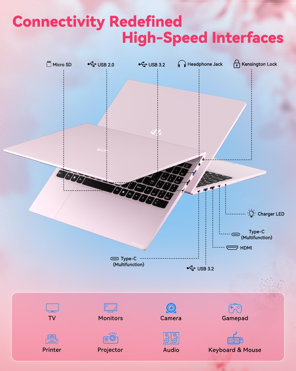 15.6" Light-Gaming-Laptop, 8 Cores AMD Ryzen 7 Pro 6850U 32GB LPDDR5 RAM 1TB SSD (Beat i7-1360P Up to 4.7GHz) AMD Radeon 680M GPU IPS FHD Computer with 100W Type-C Backlit Keyboard Fingerprint