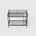 thumbnail image 7 of Jopath Twin over Twin Bunk Bed,Heavy Duty Metal Bed Frame with Ladder and Full-Length Guardrail,Noise Free, Easy Assemble,Able to Split 2 Bed,Black, 7 of 7