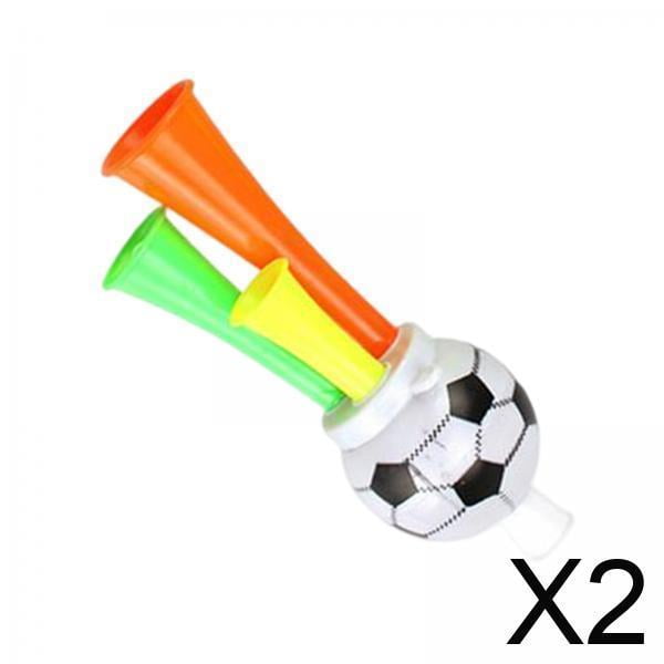Trompetas de fútbol de juguete,Trompeta de fútbol,trompeta de juguete,tres tonos,linda,Creativo líder a los fans trompeta fabricante de ruido,Altavoz de fútbol de colores,altavoz de