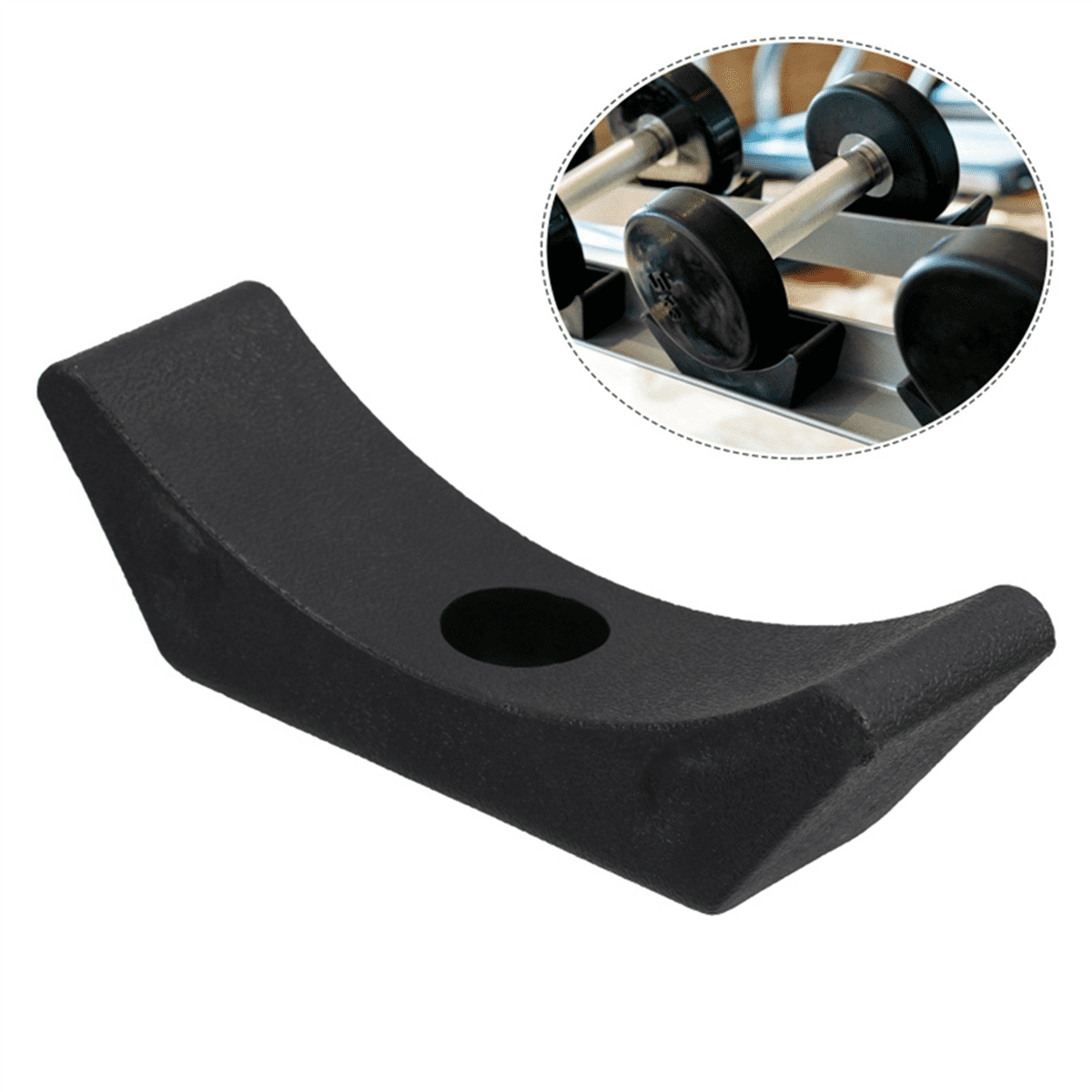 20 Pcs Dumbbell Racks Dumbbell Holders Dumbbell Brackets Dumbbell Storage Weight Stands,20 x Dumbbell Racks,black