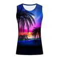 thumbnail image 3 of DDAPJ pyju Men's Tank Tops Quick Dry Beach Shirt,Palm Tree Tanks Tops for Mens Cool Printed Graphic Sleeveless Tank Top Muscle Shirt for Workout Gym Jogging, 3 of 5