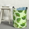 thumbnail image 6 of Goofa Broccoli 3 Printed Circular Hamper,Laundry Basket with Handles,Storage Baskets Foldable,Large Capacity Laundry Hamper-Small, 6 of 6