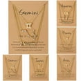 thumbnail image 2 of GAVONO 3pcs 12 Constellation Zodiac Sign Pendant Necklace Clavicle Chain Women Jewelry-3pcs Mix Pisces, 2 of 9