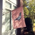 thumbnail image 2 of Carolines Treasures BB7951CHF Racing Pigeon Rose Check Toile Maison Drapeau, 2 of 4