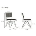 thumbnail image 2 of Manhattan Comfort Hamlet 17.72" Wood Dining Chair in Black (Set of 2), 2 of 5