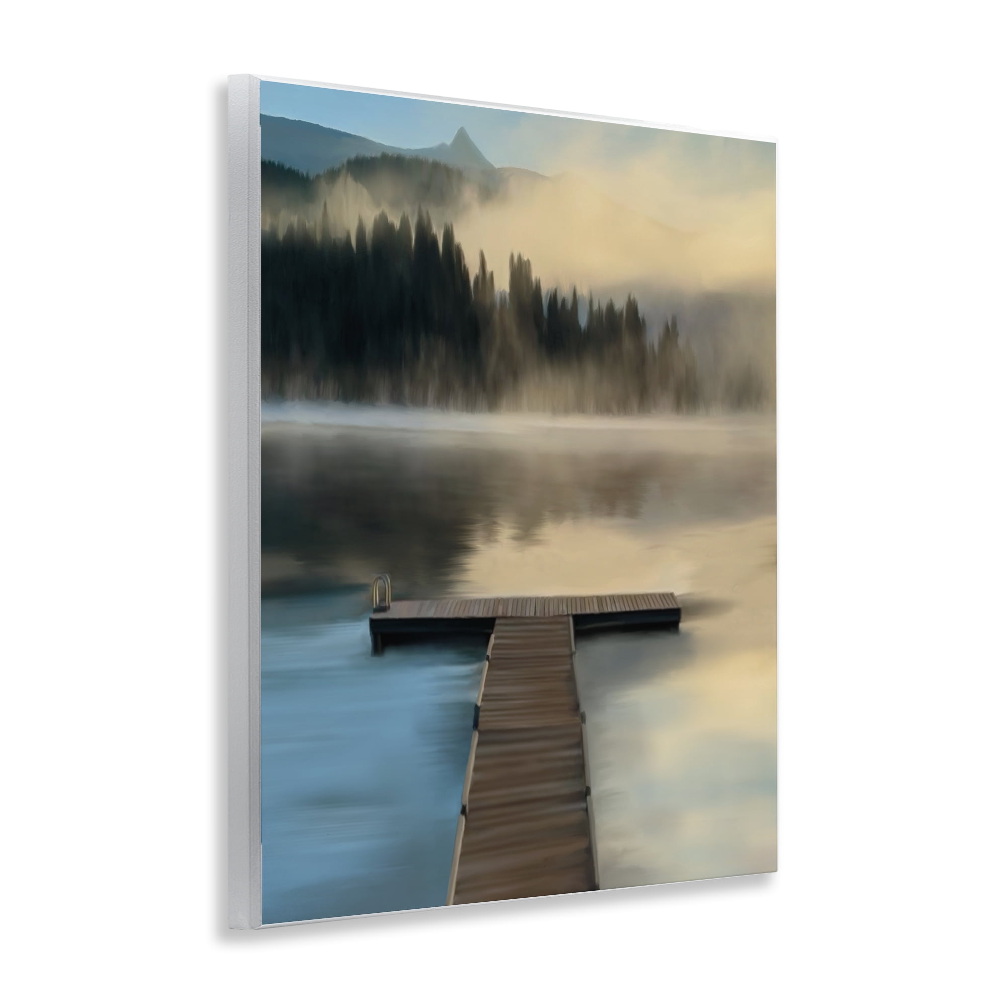 Stupell Industries Reflective Lake At Dusk Wall Plaque Art, design by Renel Peters