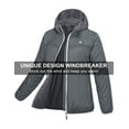thumbnail image 5 of Little Donkey Andy Women's Lightweight Packable Puffer Jacket Insulated Winter Coat Water Resistant Hooded Outdoor Windbreaker for Hiking Traveling Camping, Type B Insulation Gray L, 5 of 7