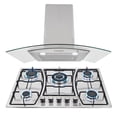 thumbnail image 1 of Combo Parrilla de Acero Supra 76 cm y Campana de Pared Peralba Color Acero, 1 of 7