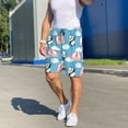 thumbnail image 3 of Daiia Panda Flying in the Sky Mens Woven Stretch Pajama Short,Short Pajama Pants-Large, 3 of 7