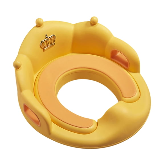 Crowns Shape Toilet Seats Baby Potty Training Toilet Seats with Handles Soft Cushion Potty Seats for Children Boys Girls