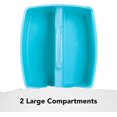 thumbnail image 3 of Storex 2-Compartment Large Caddy – Multipurpose Classroom Organizer with Handle, Teal, 6-Pack (00959F06C), 3 of 8
